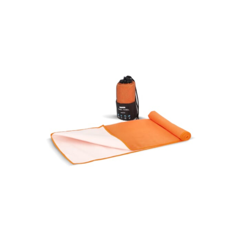 Serviette R-PET 40 × 80 cm à personnaliser avec pochette