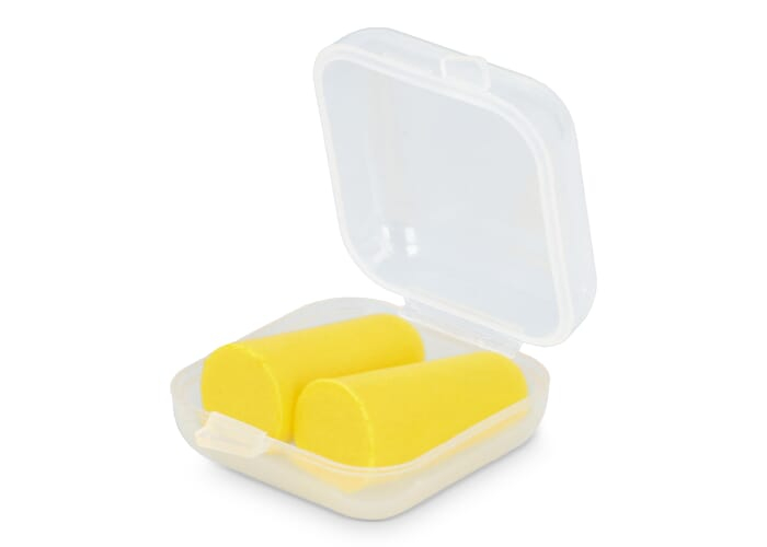 Bouchons d'oreilles à personnaliser avec étui rigide Jaune