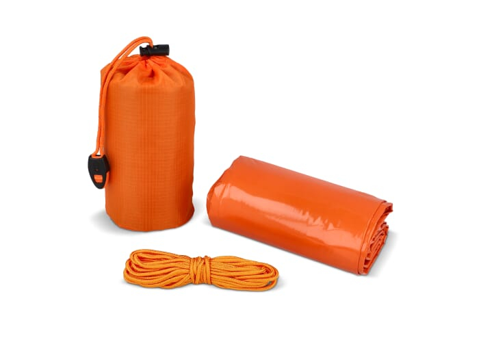 Tente de survie promotionnelle compacte Orange
