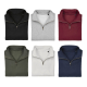Sweats à col montant avec demi-zip unisexes pliés, présentés dans six coloris différents, sans personnalisation visible. Sweats à col montant avec demi-zip unisexes pliés, présentés dans six coloris différents, sans personnalisation visible.