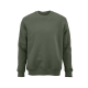 Sweat à col rond unisexe vert foncé présenté de devant, sans personnalisation visible. Sweat à col rond unisexe vert foncé présenté de devant, sans personnalisation visible.