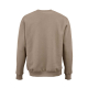 Sweat à col rond unisexe beige présenté de dos, sans personnalisation visible. Sweat à col rond unisexe beige présenté de dos, sans personnalisation visible.