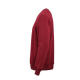 Sweat à col rond unisexe bordeaux présenté de profil, sans personnalisation visible. Sweat à col rond unisexe bordeaux présenté de profil, sans personnalisation visible.
