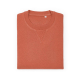 Sweat à col rond orange présenté plié, sans personnalisation visible. Sweat à col rond orange présenté plié, sans personnalisation visible.