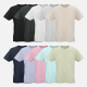 Plusieurs coloris du t-shirt unisexe à manches courtes présentés de face, sans marquage visible. Plusieurs coloris du t-shirt unisexe à manches courtes présentés de face, sans marquage visible.