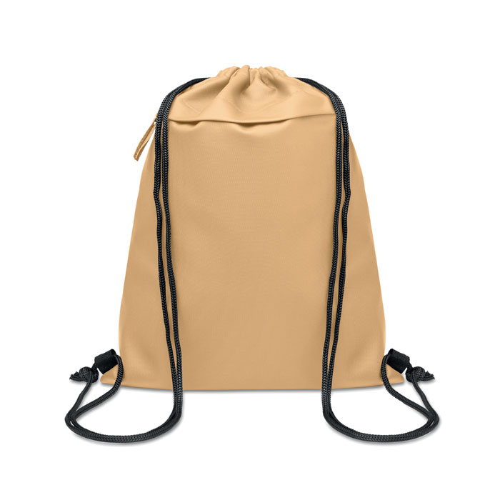 Sac à cordon personnalisable 600D RPET Bangkok Bag kaki