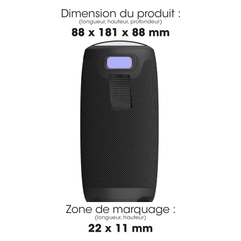 Enceinte Bluetooth personnalisable 10W - Nishin