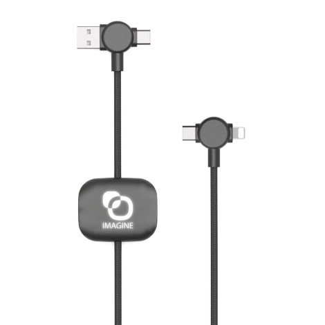 Câble long 4 en 1 charge ultra rapide 60W Oki