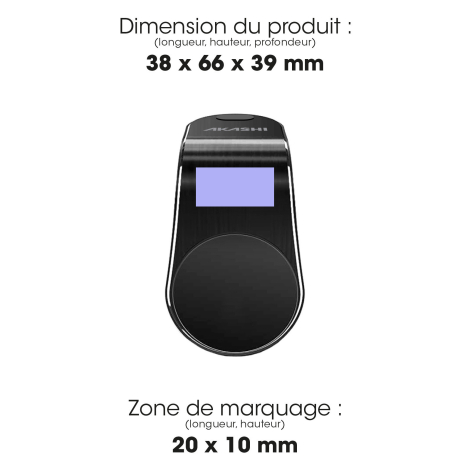 Support magnétique de voiture personnalisé 360° Torochi