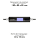 Câble USB 3 en 1 publicitaire avec powerbank 2600 mAh SAYO Câble USB 3 en 1 publicitaire avec powerbank 2600 mAh SAYO