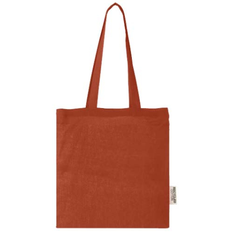 Sac cabas publicitaire coton recyclé 140g de 7L Madras 