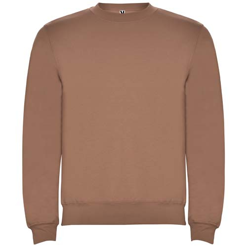 Pull ras du cou unisexe personnalisable 280gr Clasica ROLY Moka