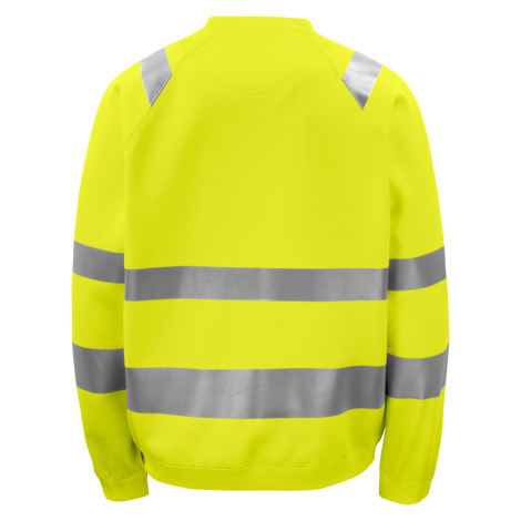 Sweatshirt publicitaire haute visibilité col rond - 300g