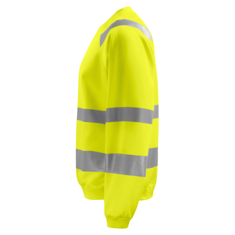 Sweatshirt publicitaire haute visibilité col rond - 300g