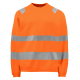 Sweatshirt publicitaire haute visibilité col rond - 300g Sweatshirt publicitaire haute visibilité col rond - 300g
