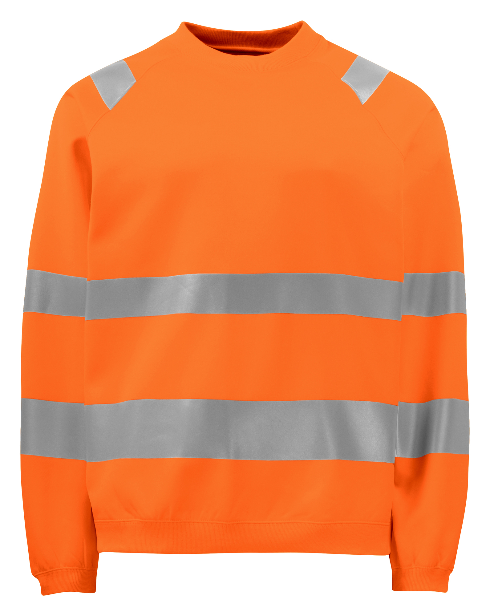 Sweatshirt publicitaire haute visibilité col rond - 300g Orange