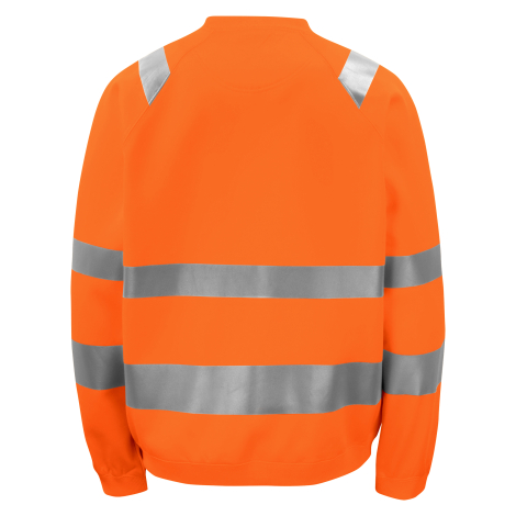 Sweatshirt publicitaire haute visibilité col rond - 300g