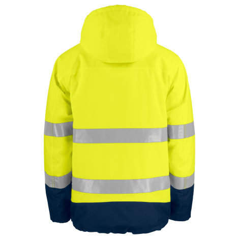 Parka publicitaire imperméable avec bandes HV - 200g