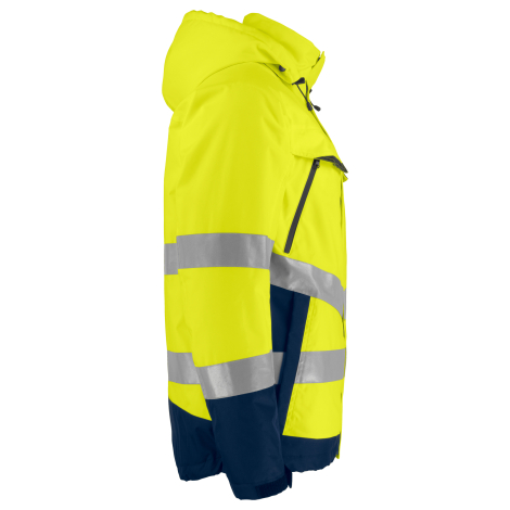 Parka publicitaire imperméable avec bandes HV - 200g