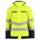 Parka publicitaire imperméable avec bandes HV - 200g Parka publicitaire imperméable avec bandes HV - 200g