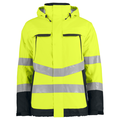 Parka publicitaire imperméable avec bandes HV - 200g
