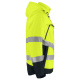 Parka publicitaire imperméable avec bandes HV - 200g Parka publicitaire imperméable avec bandes HV - 200g