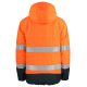 Parka publicitaire imperméable avec bandes HV - 200g Parka publicitaire imperméable avec bandes HV - 200g