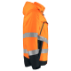 Parka publicitaire imperméable avec bandes HV - 200g Parka publicitaire imperméable avec bandes HV - 200g