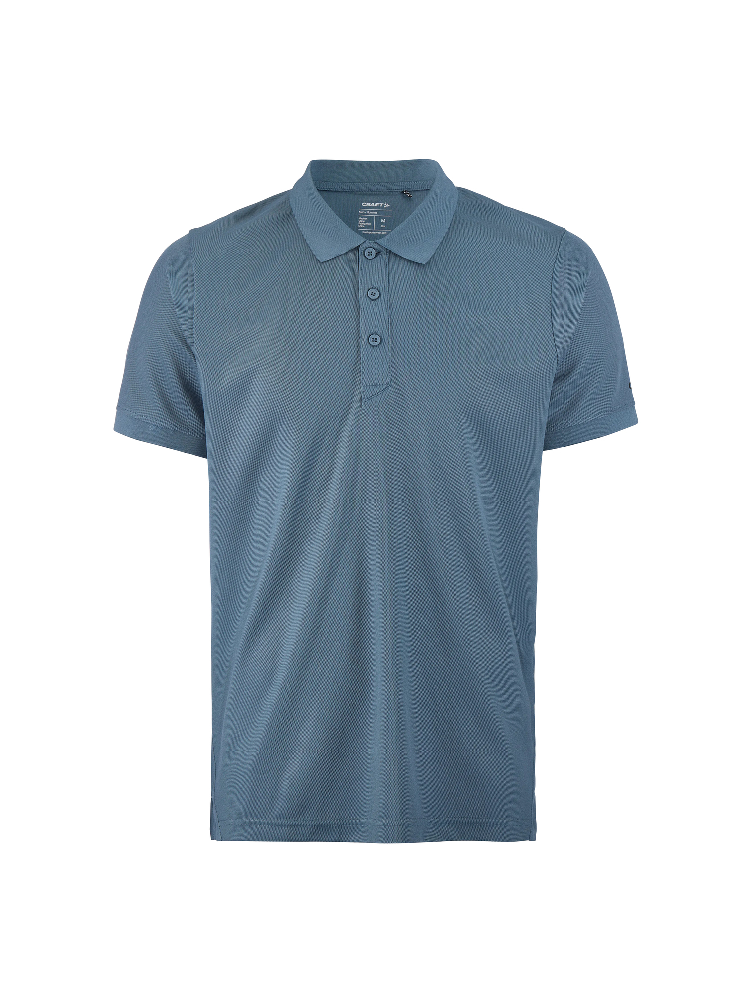 Polo de sport personnalisé en polyester recyclé - CRAFT Real