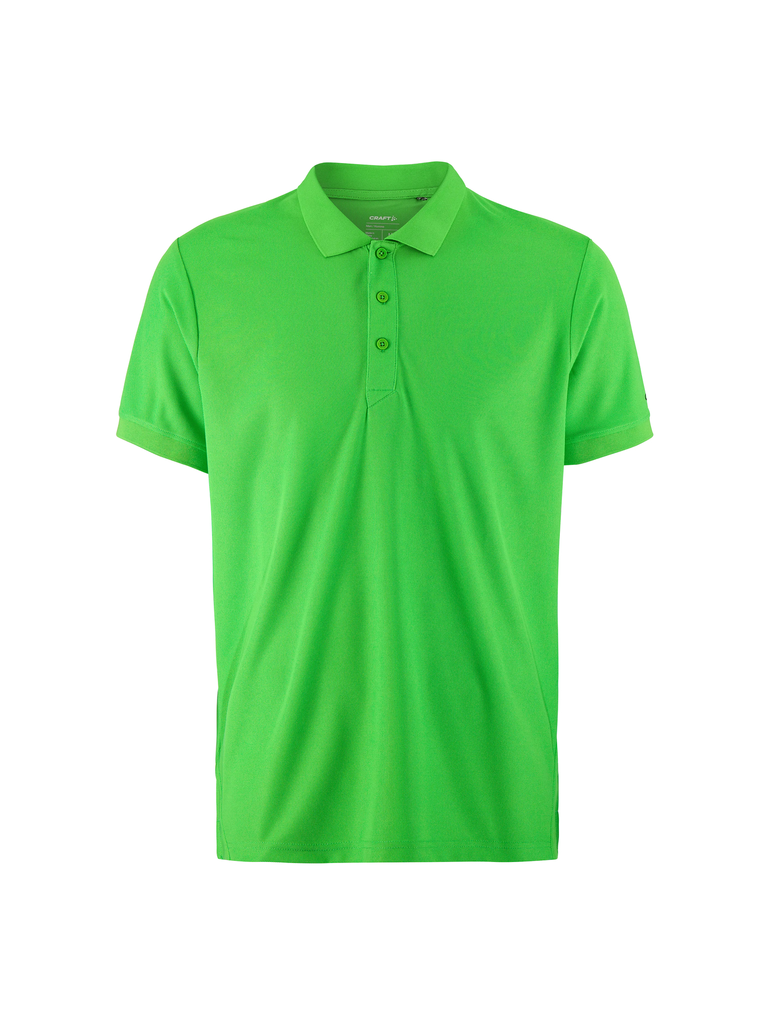 Polo de sport personnalisé en polyester recyclé - CRAFT Vert