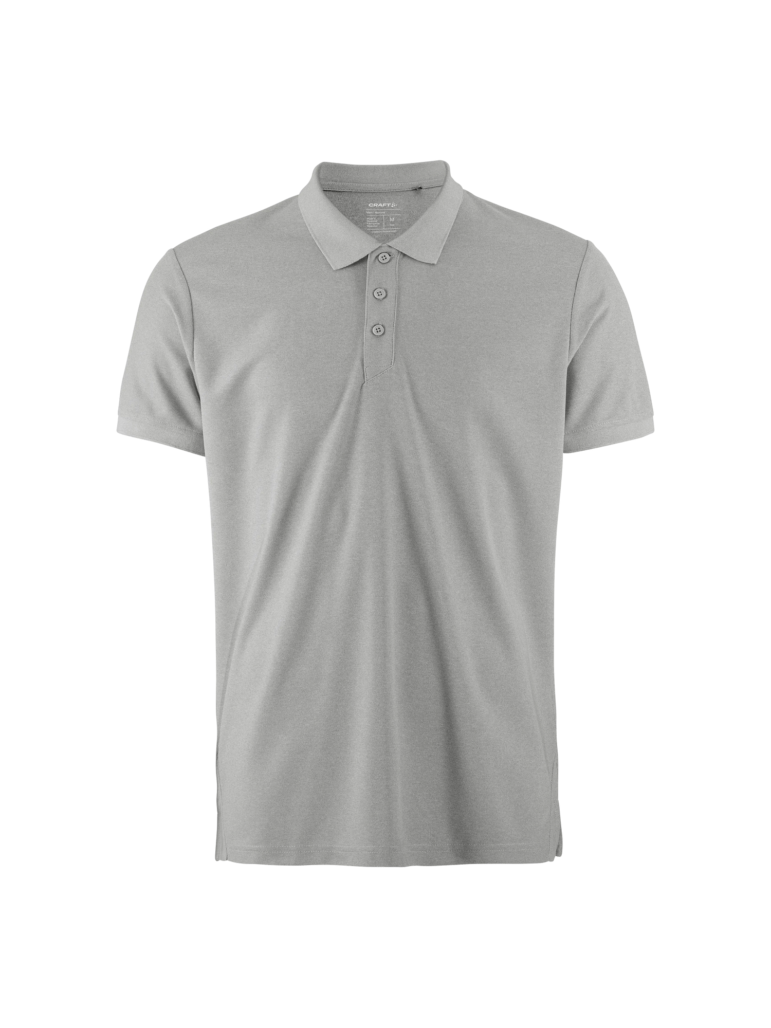 Polo de sport personnalisé en polyester recyclé - CRAFT Gris_clair