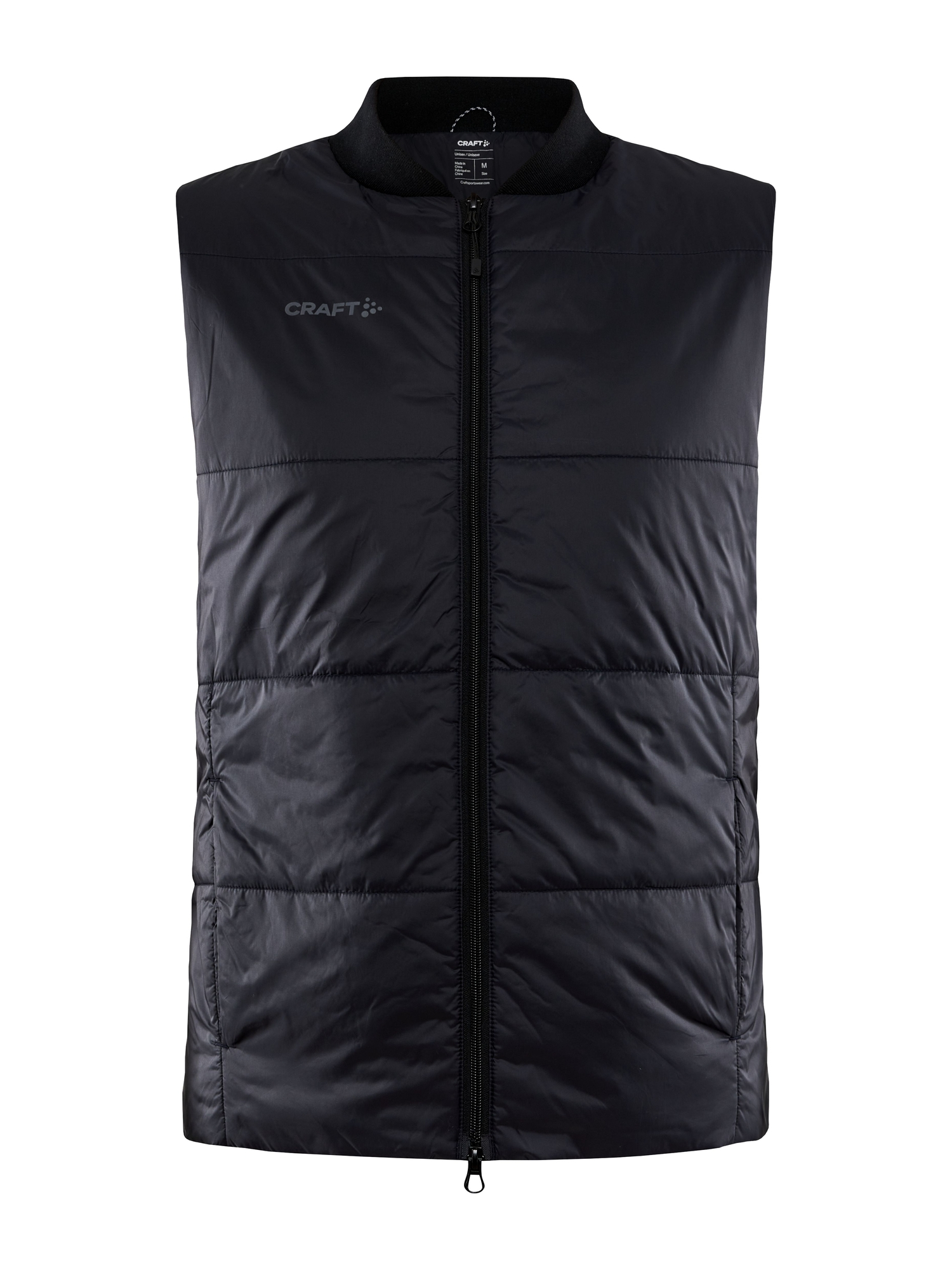 Bodywarmer sportswear personnalisable recyclé - CRAFT Noir