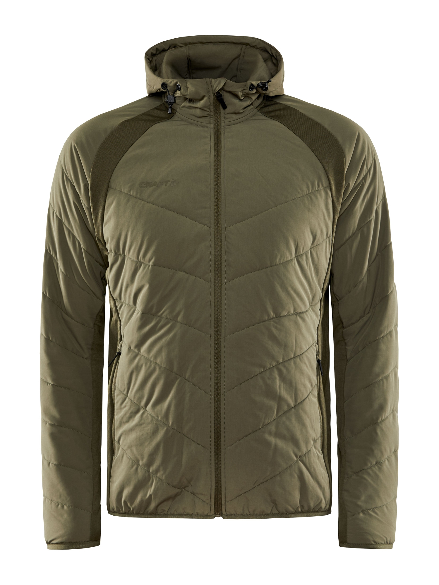 Veste publicitaire sportswear en polyester recyclé - CRAFT Kaki