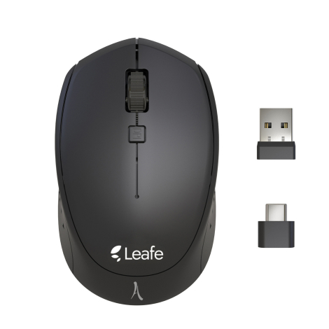 Souris sans fil publicitaire double récepteur USB-A et USB-C Chuzumo