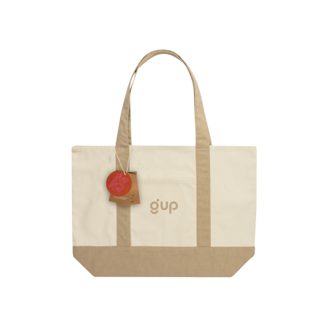 Cabas personnalisé coton recyclé 350 g/m² Shop Local