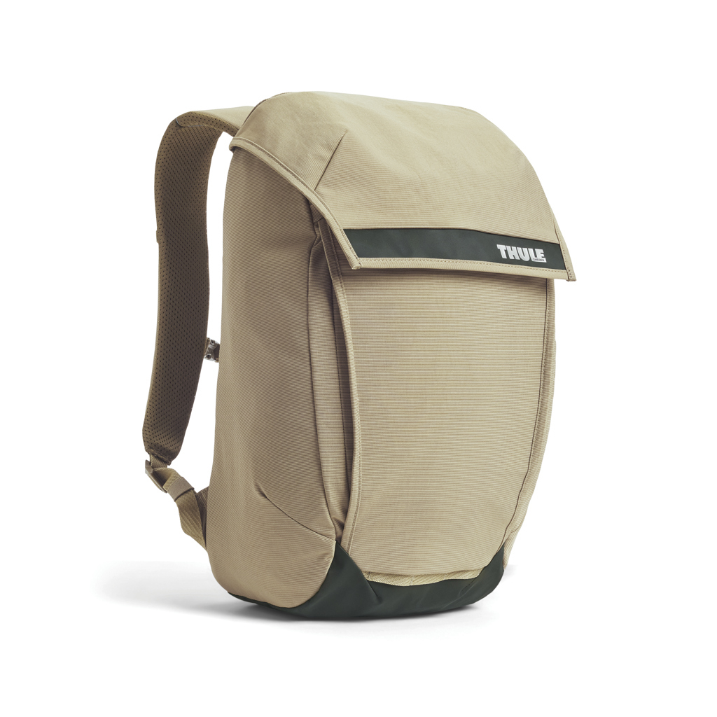 Sac à dos publicitaire à rabat magnétique Thule Paramount Beige
