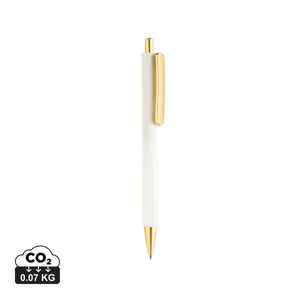 Stylo triangulaire promotionnel Edge RCS Blanc
