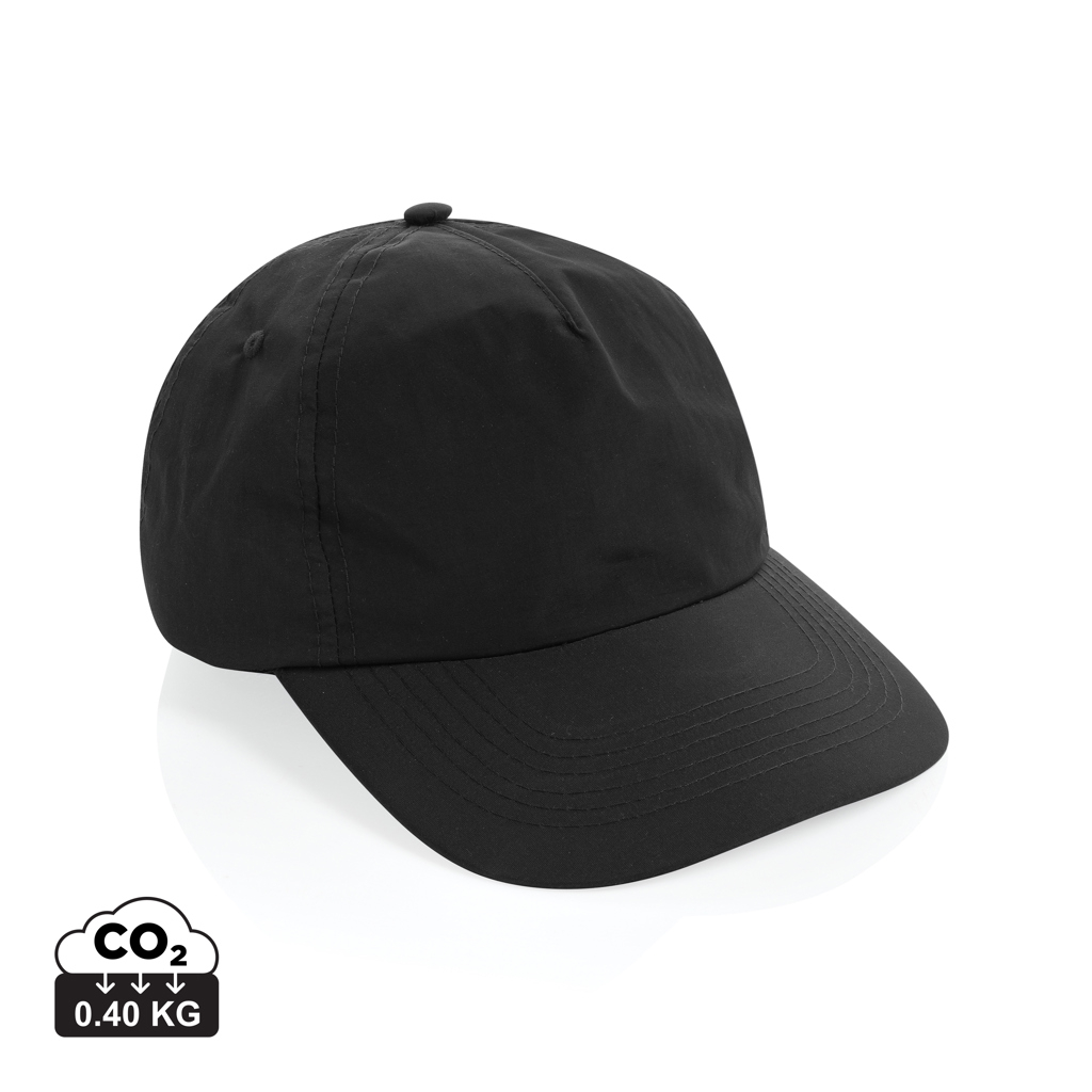 Casquette 5 panneaux personnalisable Kento Urban Noir