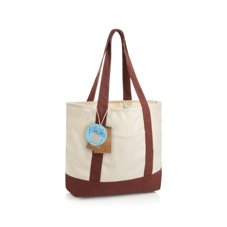 Cabas personnalisé coton recyclé 350 g/m² Shop Local