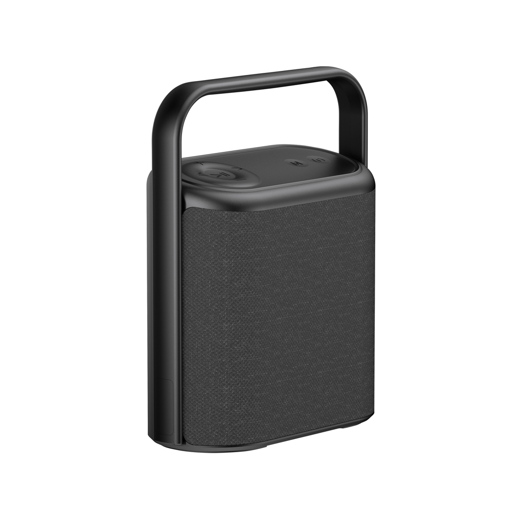 Enceinte personnalisée 10 W avec poignée Newark Noir