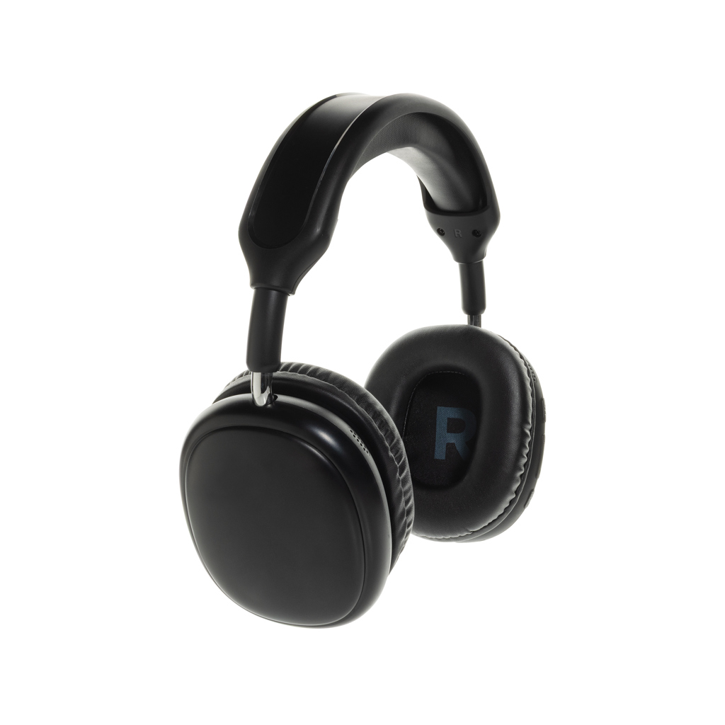 Casque circum-auriculaire promotionnel pliable Spectra Noir
