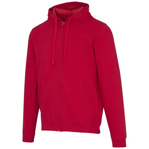 Sweat à capuche recyclé 280 g/m² à personnaliser Jasper Rouge