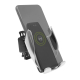 Smartphone en recharge sans fil sur le support. Smartphone en recharge sans fil sur le support.