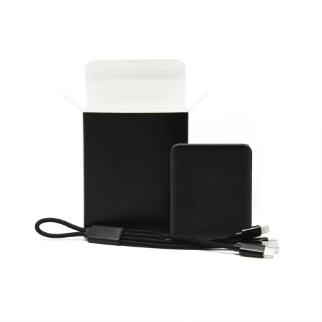 Kit batterie externe et câble publicitaire - Okan
