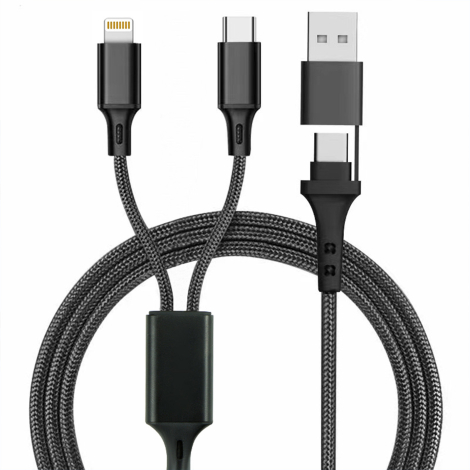 Câble de charge 4 en 1 publicitaire - Renkei