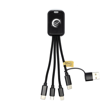 Câble de charge rapide 5-en-1 publicitaire 20 W Chisai