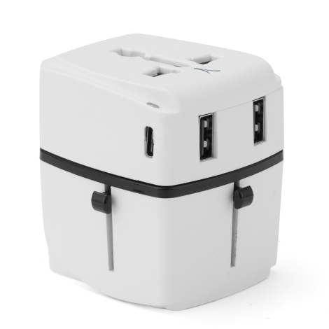 Adaptateur de voyage 4 USB publicitaire - Orochi