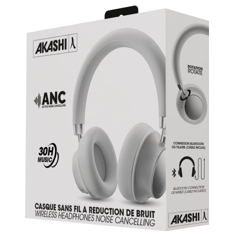 Packaging du casque Bluetooth ANC.