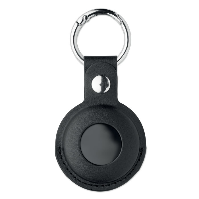 Géolocalisateur porte-clés publicitaire Lifemate in PU Noir