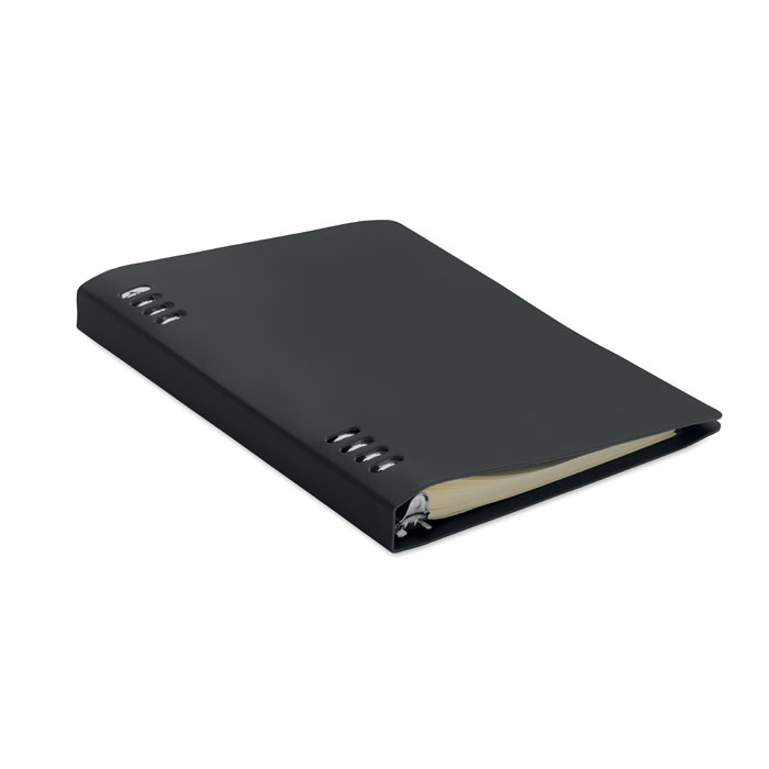 Cahier A5 publicitaire à spirales rechargeable Spirable Noir